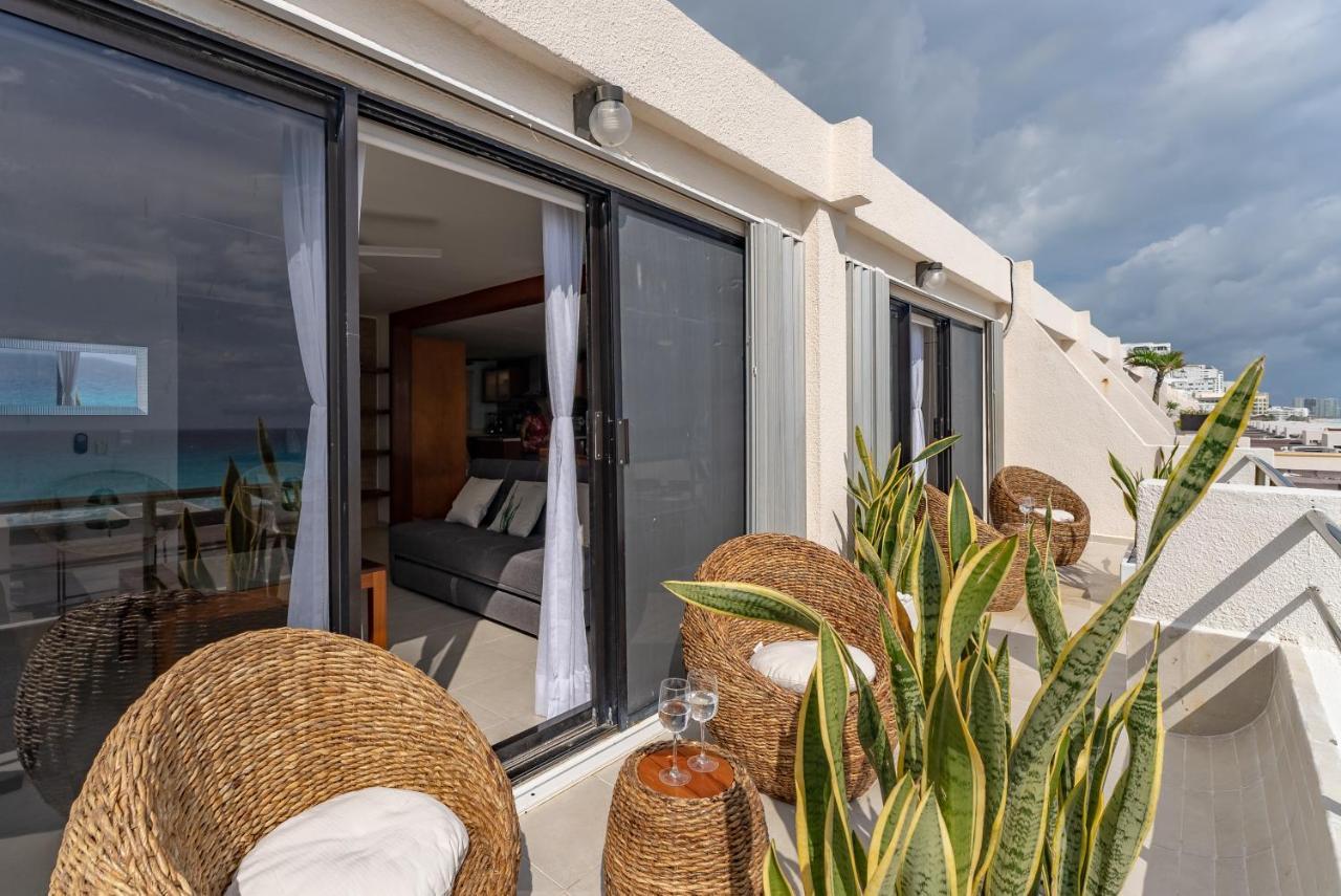 Amazing Caribbean Ocean View At Villas Marlin In Cancun Exterior photo