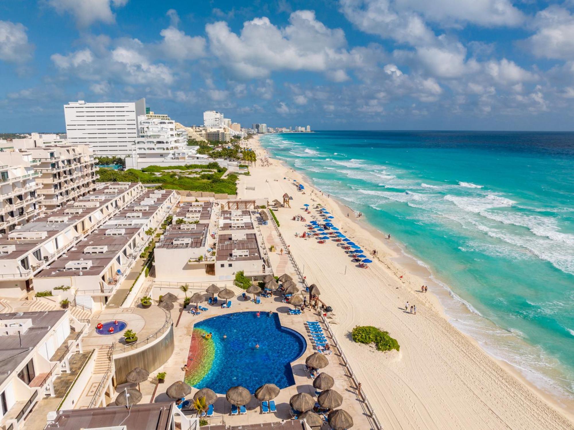 Amazing Caribbean Ocean View At Villas Marlin In Cancun Exterior photo