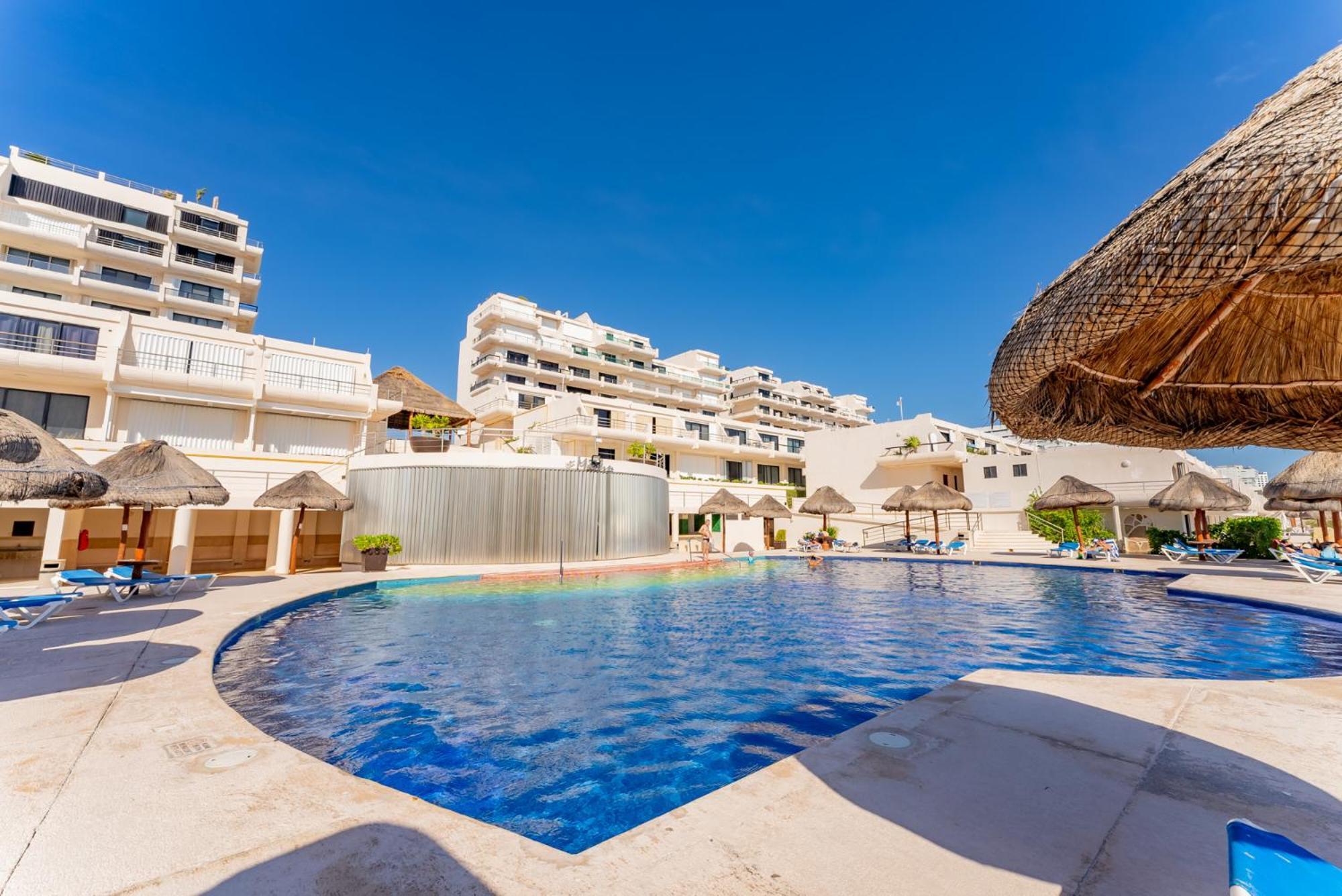Amazing Caribbean Ocean View At Villas Marlin In Cancun Exterior photo