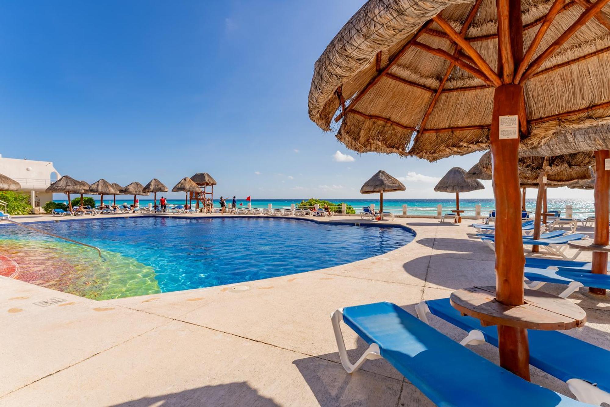 Amazing Caribbean Ocean View At Villas Marlin In Cancun Exterior photo
