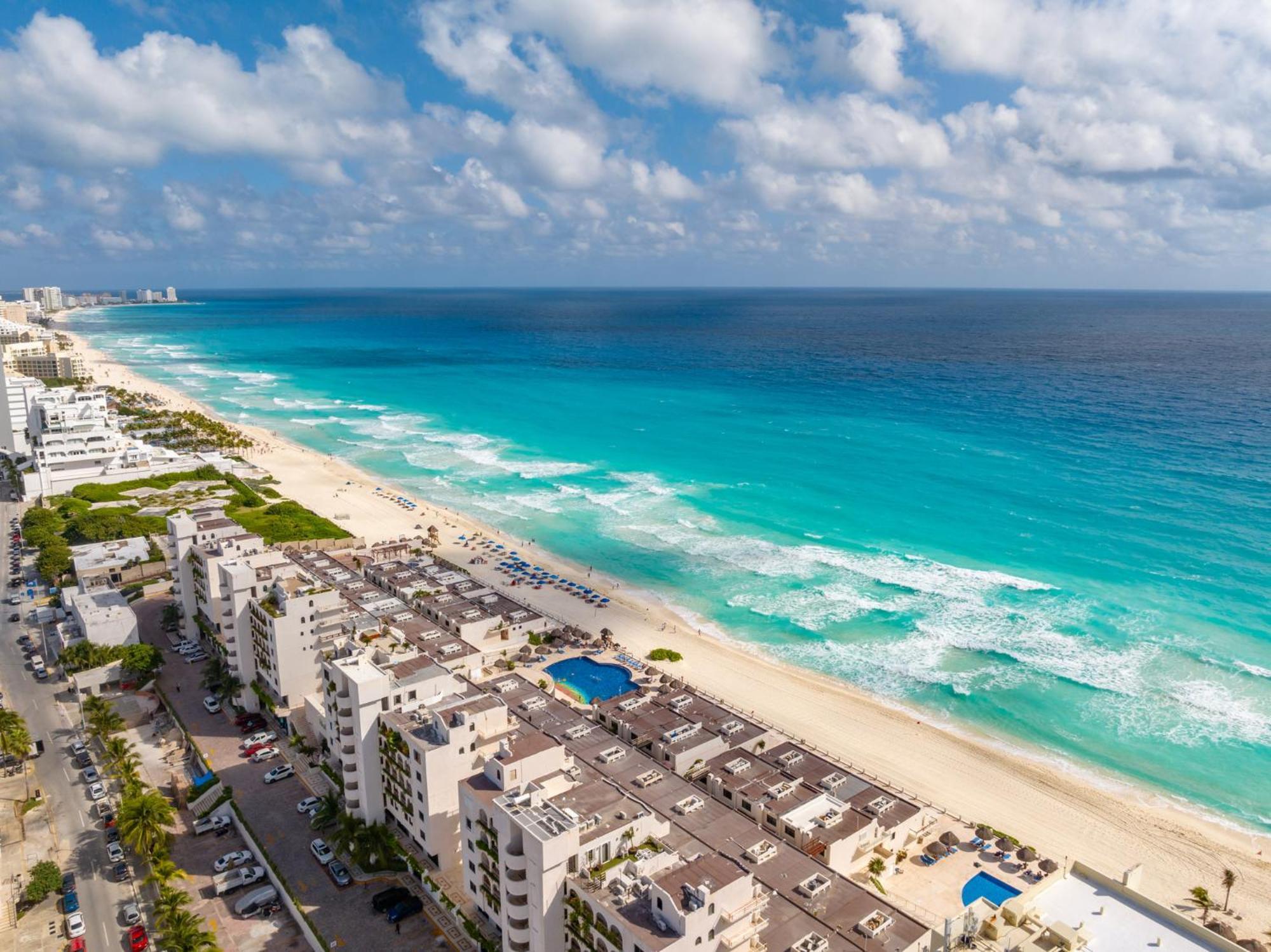 Amazing Caribbean Ocean View At Villas Marlin In Cancun Exterior photo