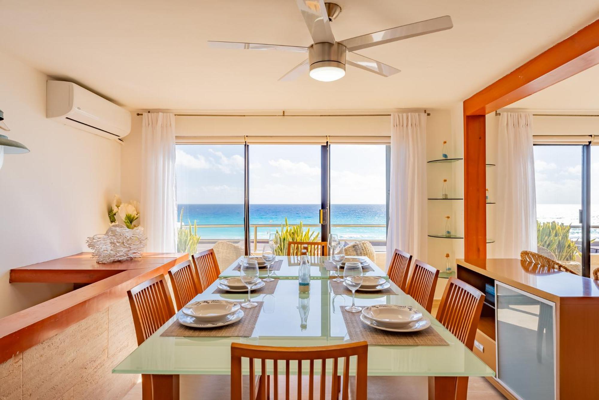 Amazing Caribbean Ocean View At Villas Marlin In Cancun Exterior photo