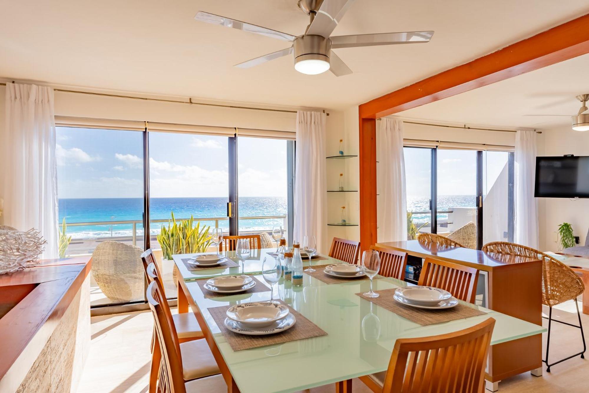Amazing Caribbean Ocean View At Villas Marlin In Cancun Exterior photo